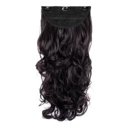 Stasia Street Clip-In 24 Inch Semi-Wavy Dark Brown Hair Extensions-picture-14
