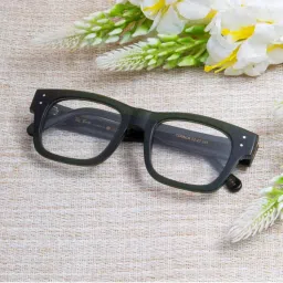 TED SMITH Unisex Full Rim Green Square Frame-picture-10