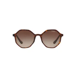 Vogue Eyewear 0VO5222S Brown Beveled Sunglasses (52 mm)-picture-1