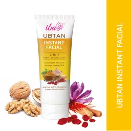 IBA Ubtan Instant Facial 3 In 1 Wash, Scrub & Mask For All Skin-picture-20