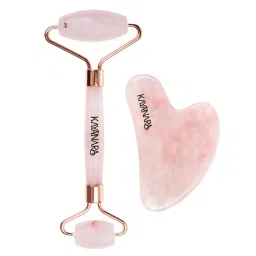 Kayanara Original Rose Quartz Stone Face Roller & Gua Sha Massager Set-picture-41