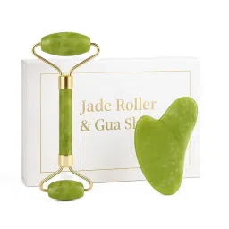 Kayanara Jade Stone Face Roller & Gua Sha Set-picture-10