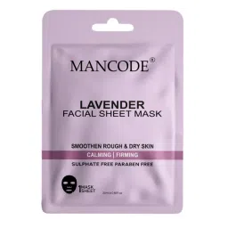 ManCode Lavender Facial Sheet Mask For Calming & Firming The Skin With Korean Formula-picture-20