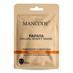 ManCode Papaya Facial Sheet Mask For Firming & Cleansing The Skin With Korean Formula-picture-33