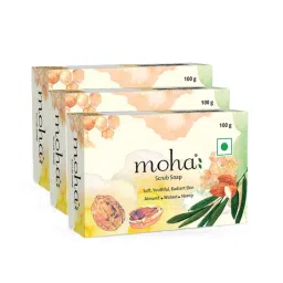 Moha Scrub Soap Exfoliate For Soft Youthful And Radiant Skin - Pack Of 3-picture-17