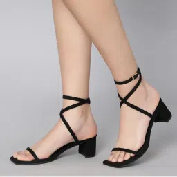 T.ELEVEN Open-Toe Buckle Sandals-Black-picture-6