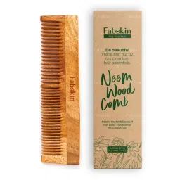 Fabskin Neem Dual Side For Detangling & Frizz Control Wooden Comb-picture-45