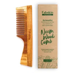 Fabskin Neem Handle For Detangling & Frizz Control Wooden Comb-picture-41