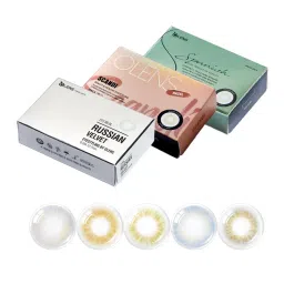 O-Lens Spanish Real Monthly Coloured Contact Lenses - Gray (0.00)-picture-5