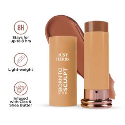 Just Herbs Born To Sculpt Long Stay Matte Finish Bronzer Stick with Shea Butter-picture-18