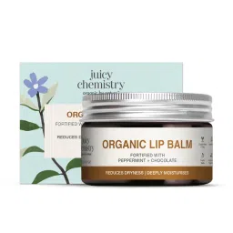 Juicy Chemistry Peppermint & Chocolate Organic Lip Balm -For Chapped & Dry Lips-picture-36