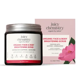 Juicy Chemistry Saffron Rose & Australian Sandalwood Organic Face Scrub-picture-3