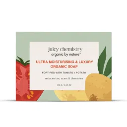 Juicy Chemistry Potato ,Tomato & Lemongrass- Organic Soap For Tan Removal & Scar Reduction-picture-41