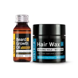 Ustraa Beard Growth Oil - Advanced & Hair Wax - Wet Look-picture-8