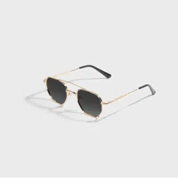 SAM AND MARSHALL Jason Metal Polarized 400UV Protection Wayfarers Black Sunglasses-picture-47