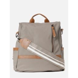 Haute Sauce Women Solid Grey Backpack-picture-28
