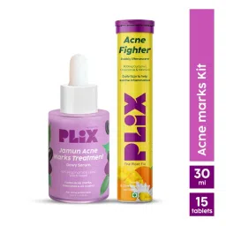 Plix Acne Fighter 15 Effervescent Tablets And Jamun Face Serum Combo-picture-25