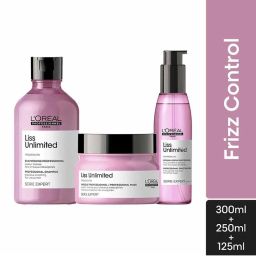 L'Oreal Professionnel Liss Unlimited Shampoo, Hair Mask & Hair Serum Combo For Frizzy Hair-picture-14