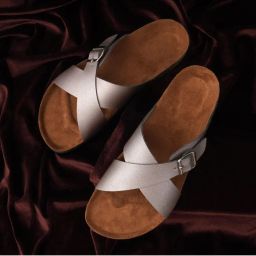 MOZAFIA Women Grey Flat Sandals-picture-22