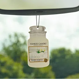 Yankee Candle Fluffy Towels Single Car Jar Air Freshener-picture-1