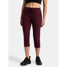 Jockey 1300 Women Super Combed Cotton Elastane Capri - Wine Tasting-picture-13