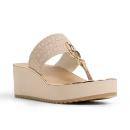 Aldo Penelopy Women Beige Wedges Heels-picture-28