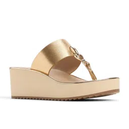 Aldo Penelopy Gold Women Wedges-picture-25
