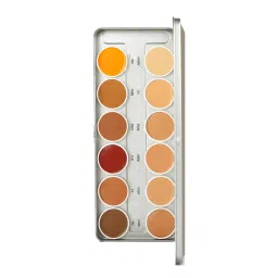 Stars Cosmetics 12 Colour Shades Palette For Face Makeup Matte Finish - Multicolor-picture-2