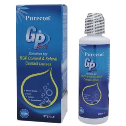 Purecon Gas Permeable Lenses Care Solution For Hard & RGP Contact Lenses (140ml)-image-14