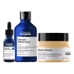 L'Oreal Professionnel Density Advanced Shampoo, Absolut Repair Mask & Advanced Leave-In Serum Combo-picture-45