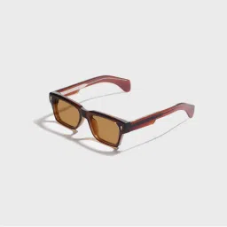 SAM AND MARSHALL Rann Polarized Lens 400UV Protection Cellulose Propiponate Brown Sunglasses-picture-27