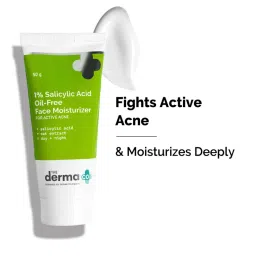 The Derma Co 1% Salicylic Acid Oil-free Moisturizer for Face With Oat Extract For Active Acne-picture-29