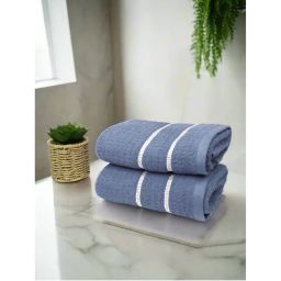 BIANCA Grey Extra Plush Turkish Terry Towels (Pack Of 2)-picture-4