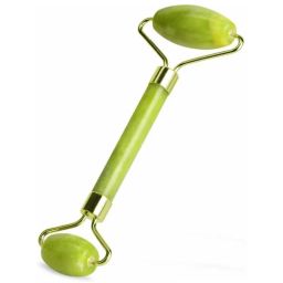 Signaxo Himalayan Jade Green Roller Face & Neck Massager Tool For Skin Glow & Brightening-picture-42