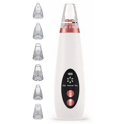 Signaxo Clear Rechargeable Vacuum Acne Pore Cleaner Blackhead Remover Dermasuction With 6 Nozzles-picture-29