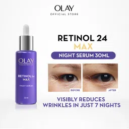Olay Retinol 24 Max Anti Ageing Night Serum, Visibly Reduces Wrinkles In 7 Nights, Fragrance Free-picture-40