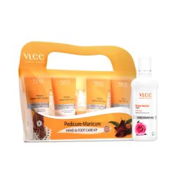 VLCC Pedicure Manicure Kit & Rose Water Toner Combo-picture-21