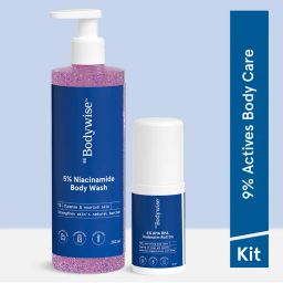 Be Bodywise 5% Niacinamide Body Wash & 4% AHA BHA Underarm Roll On for Skin Exfoliation-image-48