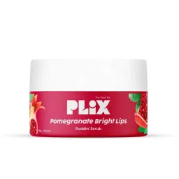 PLIX Pomegranate Lip Exfoliating Scrub For Dark, Dry & Chapped Lips, With Cocoa Butter & Vitamin E-picture-8