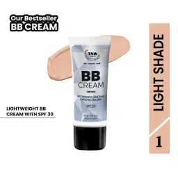 TNW The Natural Wash BB Cream With SPF 30 Sun Protection Gives Instant Fairness - Light Shade 01-picture-30