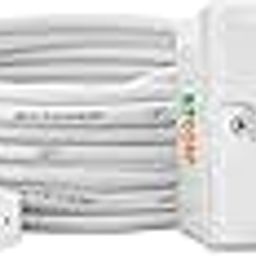 Bitcorp Power Strip with 1 Socket, 16AMP 5000W Extension Board with Surge Protection 3 Meter Cord for Home, Office, Fridge, Cooler, Computer, Air Conditioner (White) 220 Volts-10