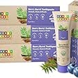 Herby Angel Baby Toothpaste Berry Burst - Herbal Kids Oral Care with Neem, Khadir & Meswak | Promotes Strong Teeth & Healthy Gums | Fluoride Free,Organic & Safe for Toddlers (Pack of 4) (25 GM Each)-picture-26