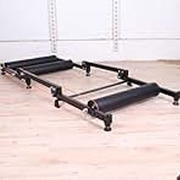 Flamboyant Group - Indoor Bicycle Roller Trainer with 3 Drums, Adjustable Frame, Black-picture-12