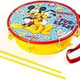 Ratna's Disney Tasha Senior Mickey & Friends Printed Musical Instrument Toy Drum Set with 2 Sticks & Hanging Strap for Kids-26