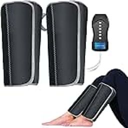 BYWOKY Air Pressure Massager for Blood Circulation & Pain Relief | Calf, Arm, Leg & Foot Massager | 1800mAh Battery | 4 Massage Techniques (Black)-image-87