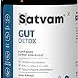 RHN Satvam Gut Detox Capsules (60 Tablets), Ayurvedic Supplement for Digestion, Detoxification & Gut Health, Helps in Cleanse Toxins, Relieve Constipation, Gas & Bloating Safe-16