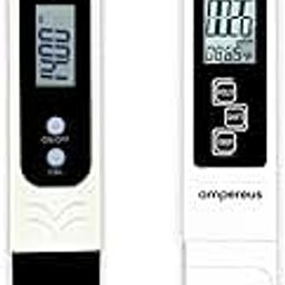 AMPEREUS® Digital EC, TDS & Auto pH Meter Combo | Water Quality Tester for Home, RO, Aquarium, Hydroponics & More | Accurate Water Purity, pH Level & TDS Checker for Reliable Water Testing-image-53