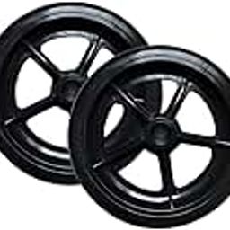 eOnekart 8 Inch Front Caster Solid PU Wheel Replacement for Wheelchair Without Bearing (Pack of 2)-image-55