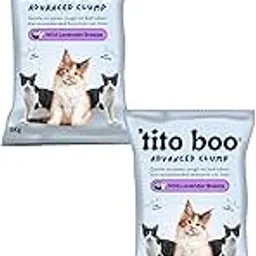 Tito Boo Advanced Cat Litter - 12Kg Bentonite Clumping Litter with Lavender and Lemon Fragrance - Low Dust Formula for Clean and Fresh Smelling Home-image-26