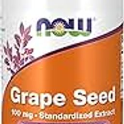 NOW Foods Grape Seed, 100 mg, 100 Veg Capsules-image-60